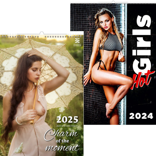 Nude Wall Calendar 2025 + free 2024 calendar