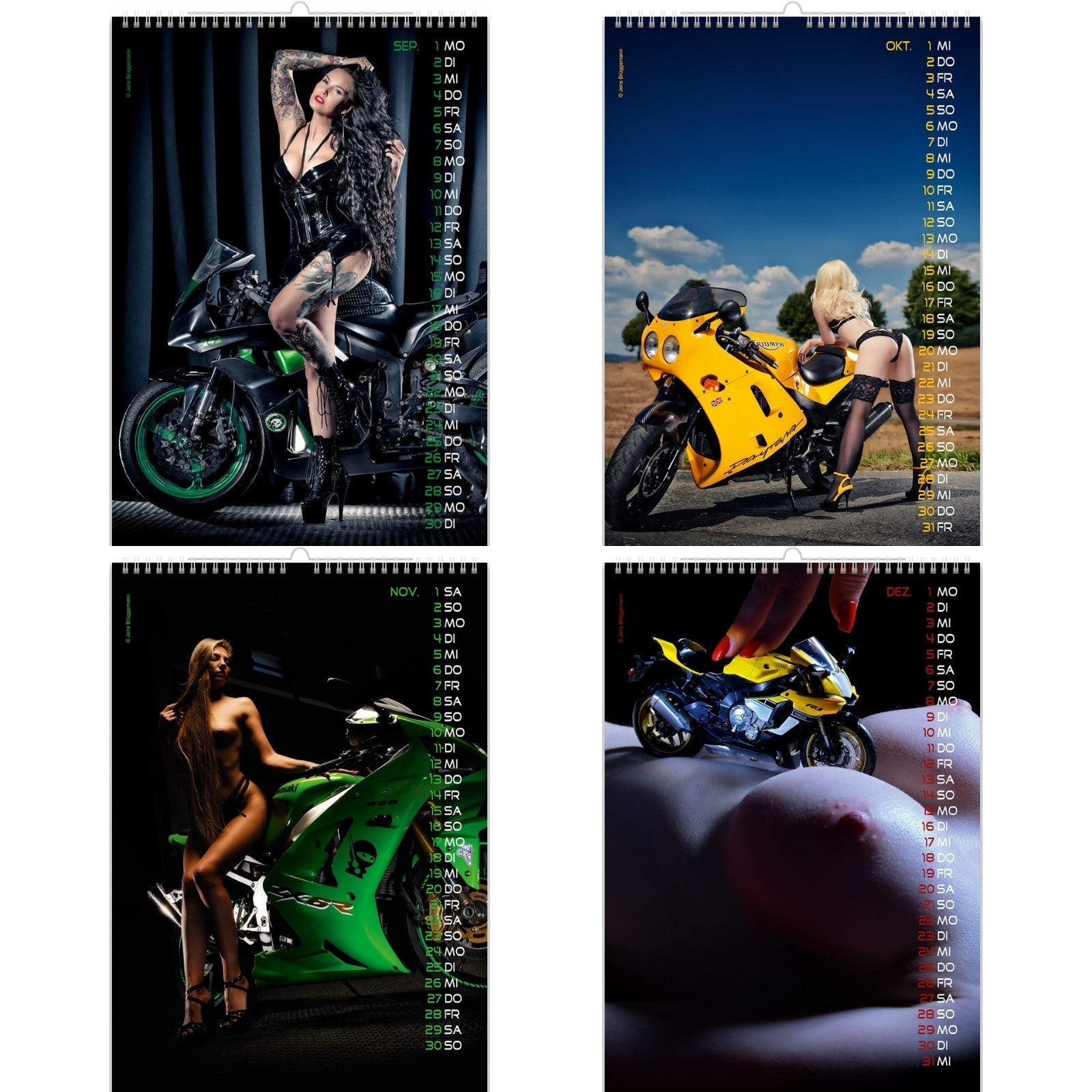 Nude Bike Calendar Girls