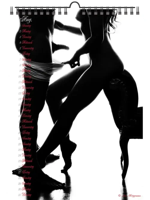 Jens A4 Passionate Adult 2027 + Note my Babe 2027 + free 2026 calendar