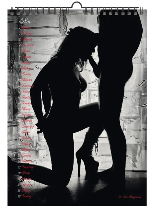 Jens A4 Passionate Adult 2027 + Note my Babe 2027 + free 2026 calendar
