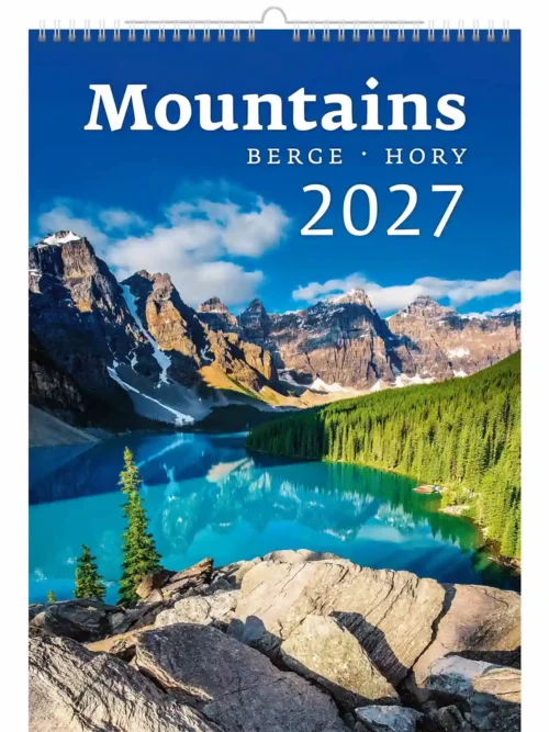 C126-27 Mountain Landscape Wall A3+ 2027 + free 2026 calendar