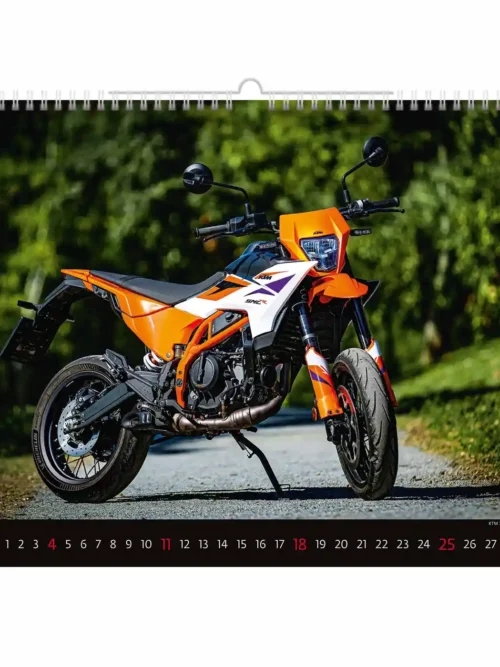 C154-27 Racing Bikes Calendar A3+ 2027 + free 2026 calendar