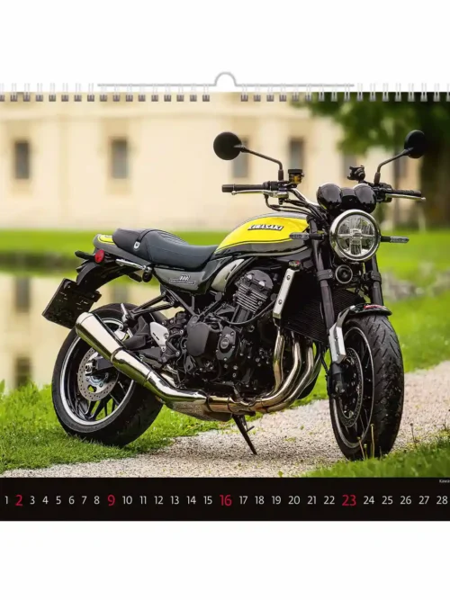 C154-27 Racing Bikes Calendar A3+ 2027 + free 2026 calendar