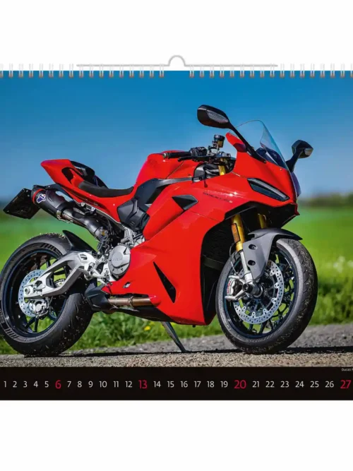 C154-27 Racing Bikes Calendar A3+ 2027 + free 2026 calendar