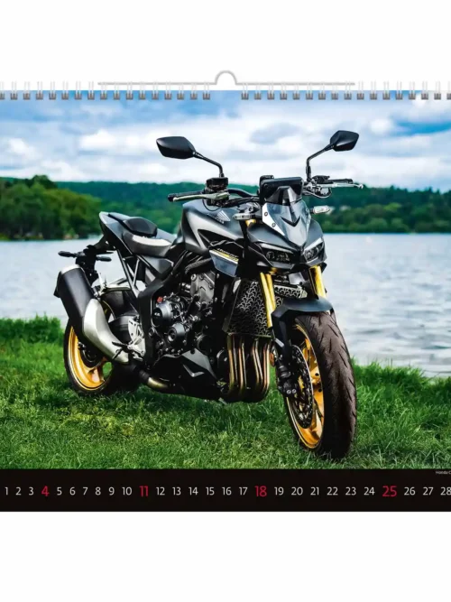 C154-27 Racing Bikes Calendar A3+ 2027 + free 2026 calendar