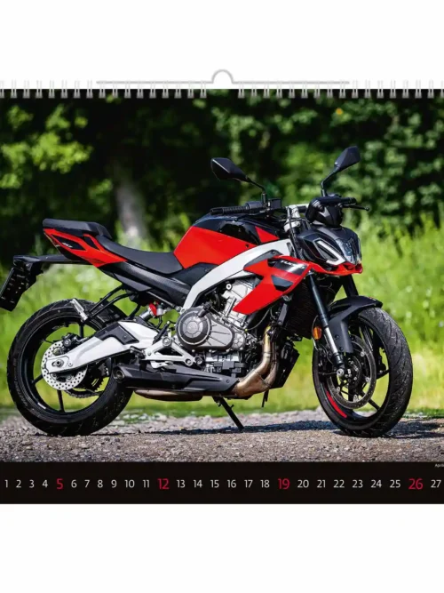 C154-27 Racing Bikes Calendar A3+ 2027 + free 2026 calendar