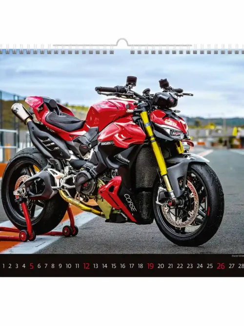 C154-27 Racing Bikes Calendar A3+ 2027 + free 2026 calendar
