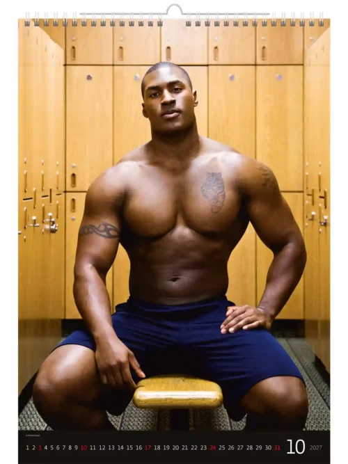 C160-27 Calendar 2027 – Sexy Men Photo A3+ size + free 2026 calendar