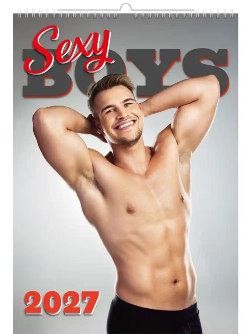 C160-27 Calendar 2027 – Sexy Men Photo A3+ size + free 2026 calendar