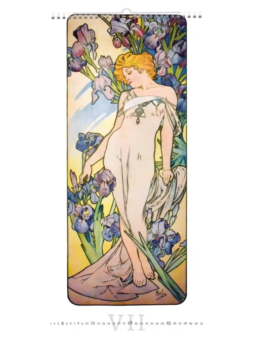 C251-27 Alfons Mucha Calendar A2 2027 + free 2026 calendar