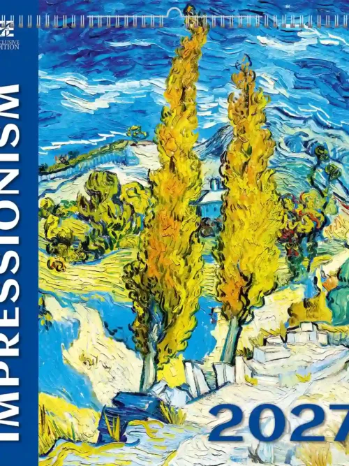 C255-27 Impressionist Art Calendar A2 2027 + free 2026 calendar