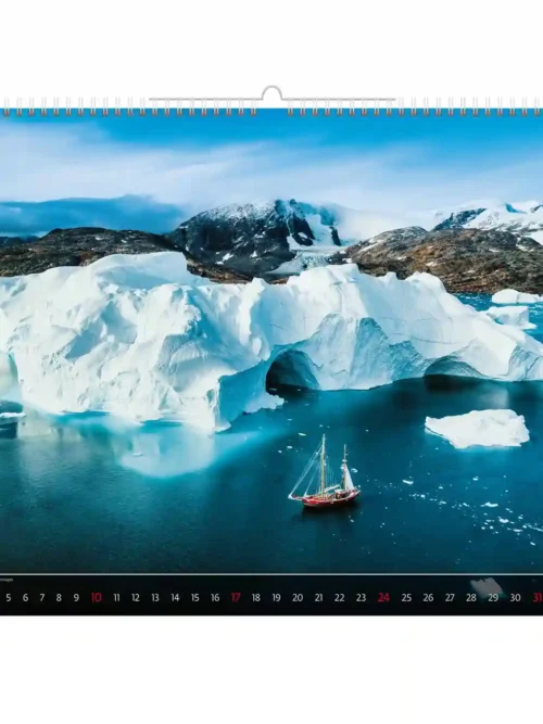 C264-27 Surreal Art Worlds Calendar B3 size 2027 + free 2026 calendar