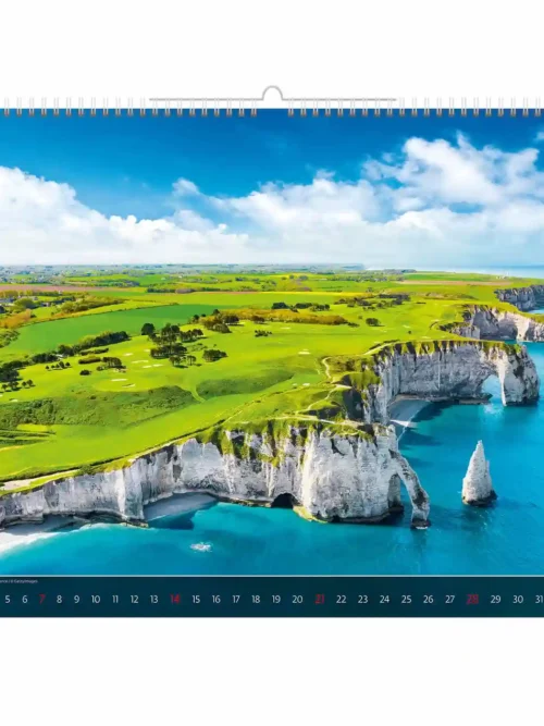C264-27 Surreal Art Worlds Calendar B3 size 2027 + free 2026 calendar