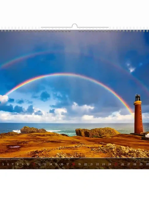 C264-27 Surreal Art Worlds Calendar B3 size 2027 + free 2026 calendar