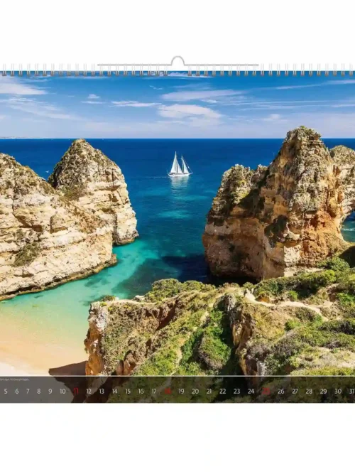 C264-27 Surreal Art Worlds Calendar B3 size 2027 + free 2026 calendar