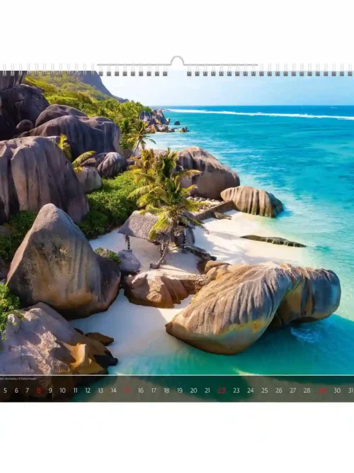 C264-27 Surreal Art Worlds Calendar B3 size 2027 + free 2026 calendar