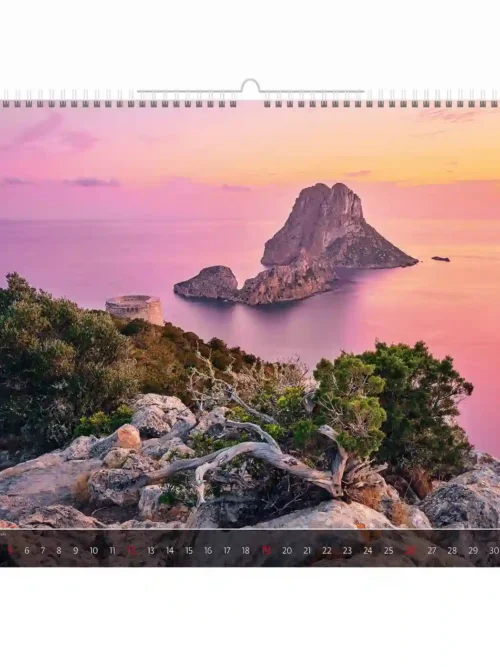 C264-27 Surreal Art Worlds Calendar B3 size 2027 + free 2026 calendar