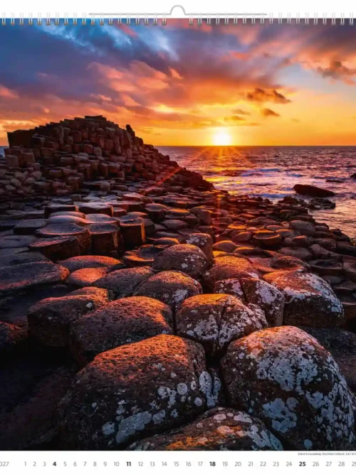 C265-27 Archeological Landscape Calendar A2 2027 + free 2026 calendar
