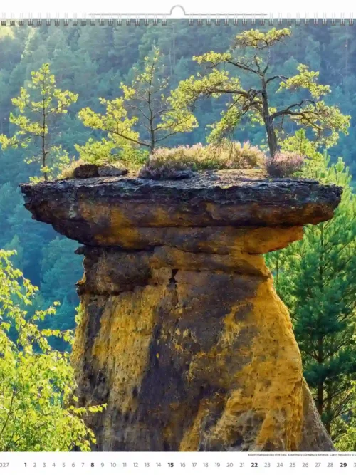 C265-27 Archeological Landscape Calendar A2 2027 + free 2026 calendar