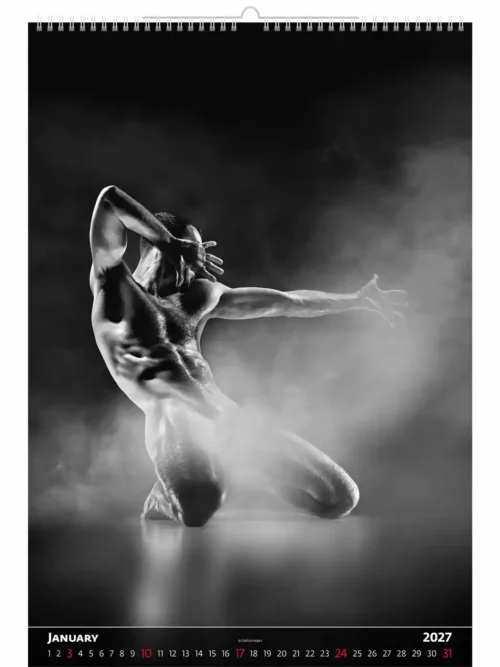 C276-27 Body Builders Calendar B3 size 2027 + free 2026 calendar