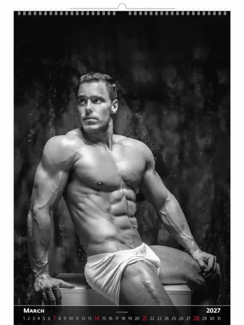 C276-27 Body Builders Calendar B3 size 2027 + free 2026 calendar