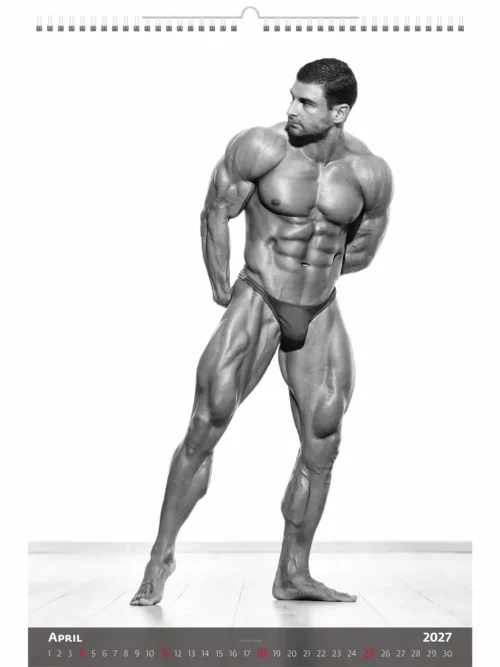 C276-27 Body Builders Calendar B3 size 2027 + free 2026 calendar