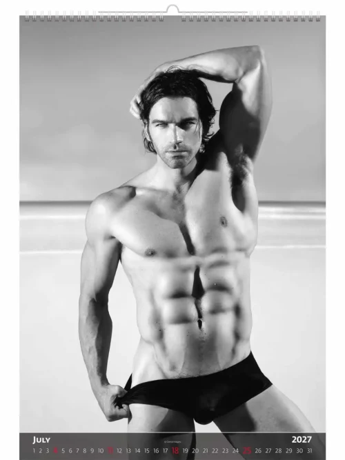 C276-27 Body Builders Calendar B3 size 2027 + free 2026 calendar