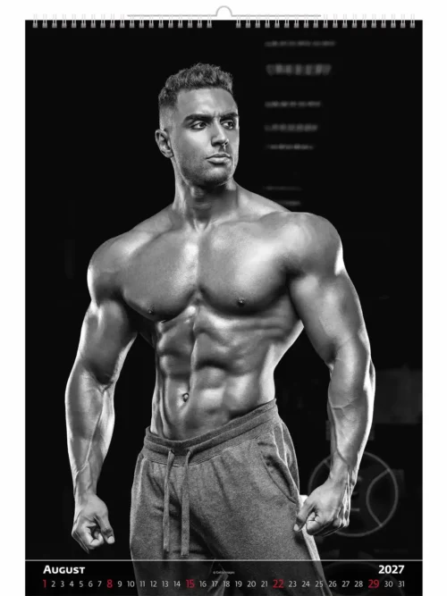 C276-27 Body Builders Calendar B3 size 2027 + free 2026 calendar