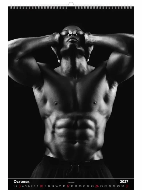 C276-27 Body Builders Calendar B3 size 2027 + free 2026 calendar