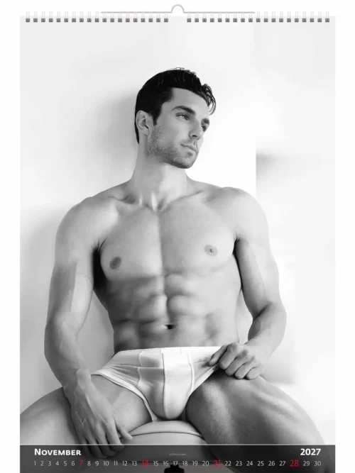 C276-27 Body Builders Calendar B3 size 2027 + free 2026 calendar