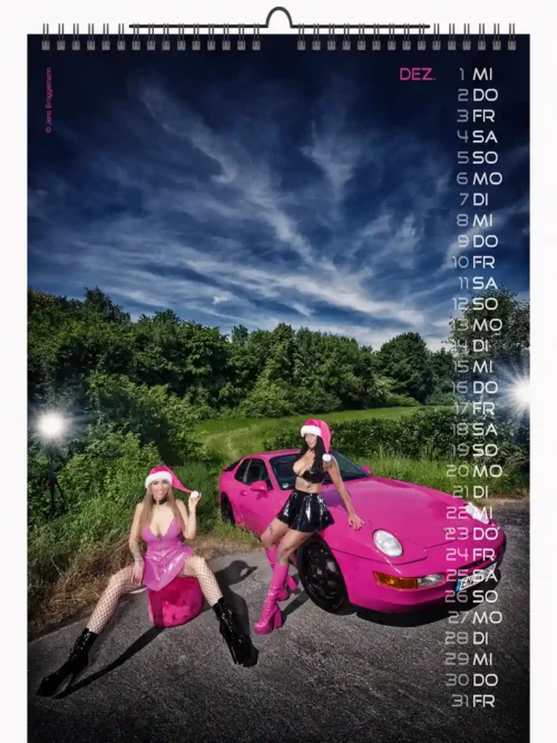 3CG-27 Jens A3 Cars and Girls 2027 + free 2026 calendar